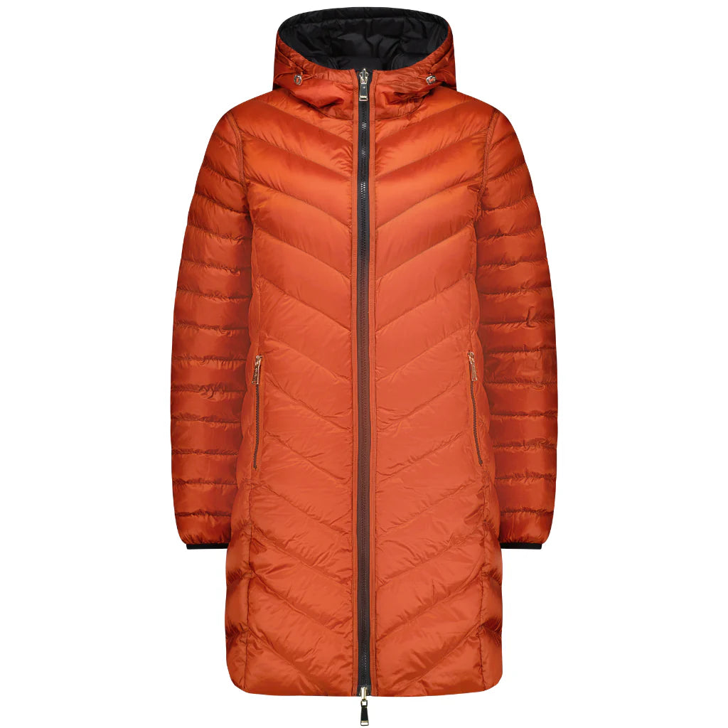 Arnie Women's Reversible Coat Black/Intense Rust