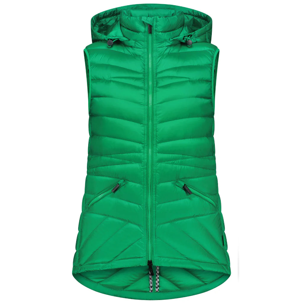 Mary Claire Women's Packable Vest Emerald