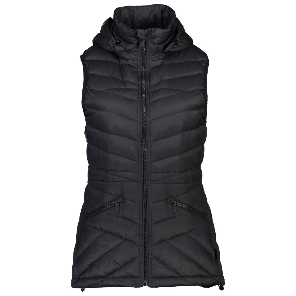 Mary Claire Women's Packable Vest Black