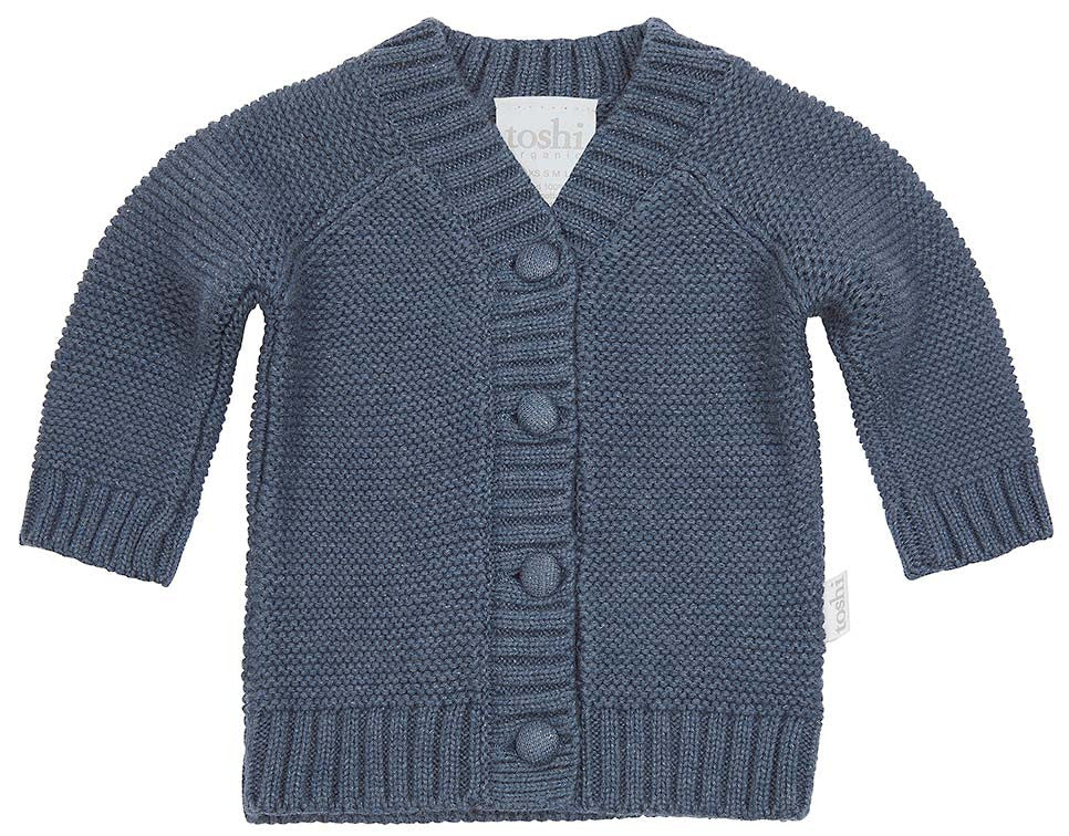 Organic Cardigan Andy/Moonlight