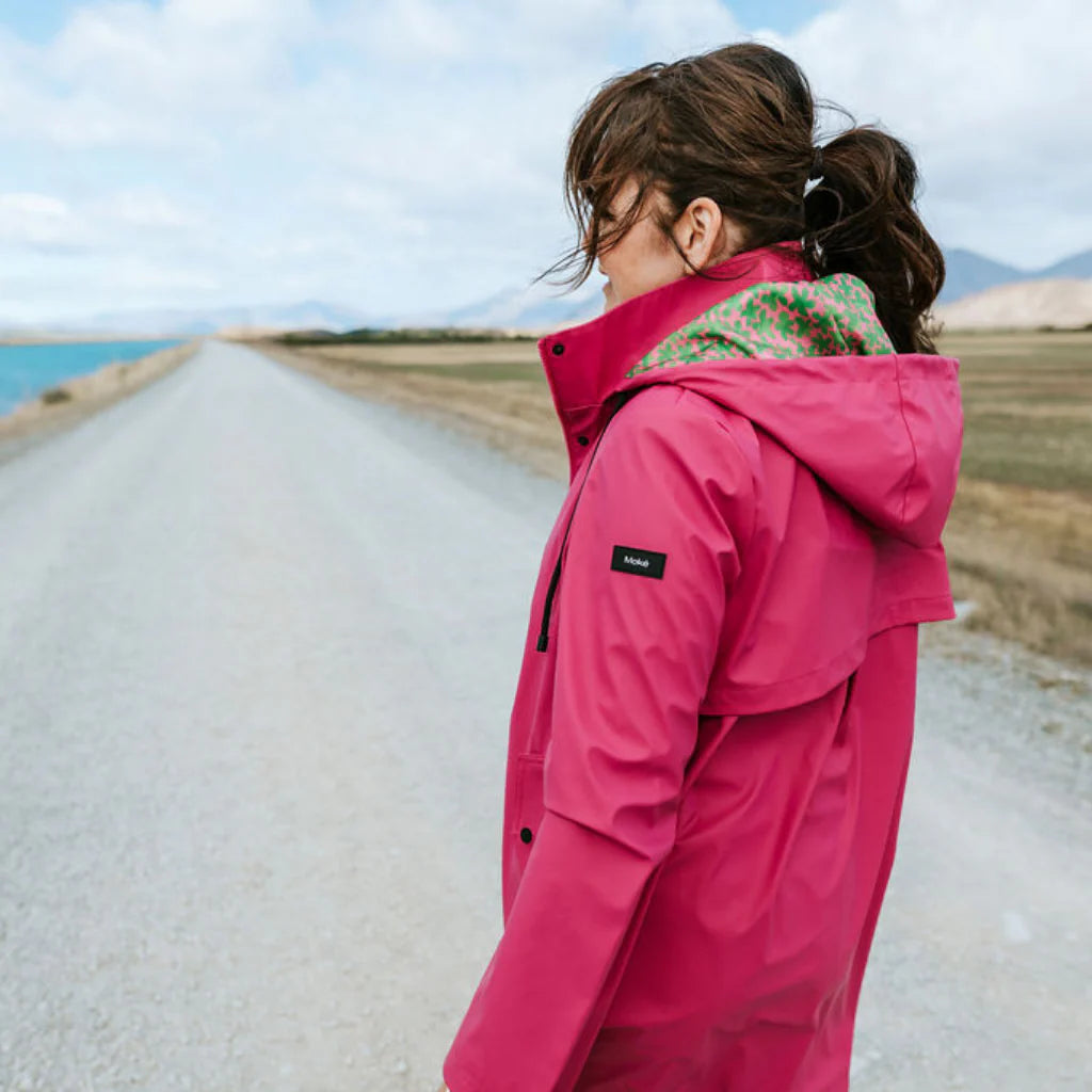 Billie Rain Coat Magenta