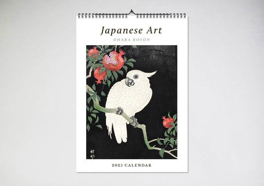 PREPURCHASE Japanese Art by Ohara Koson 2025 Wall Calendar
