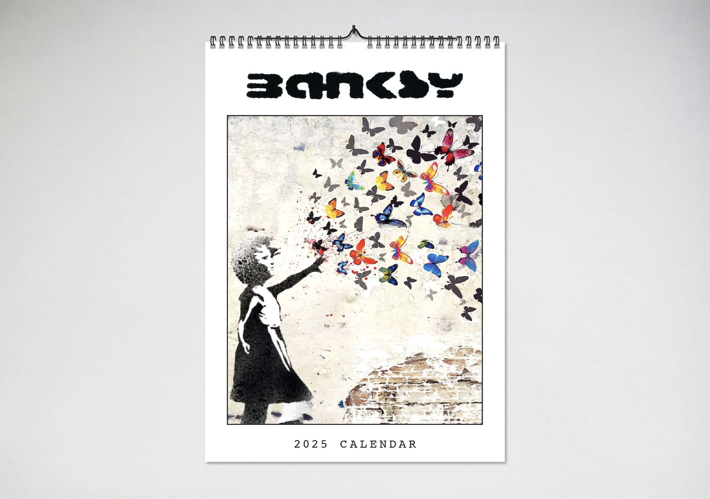 Banksy 2025 Wall Calendar