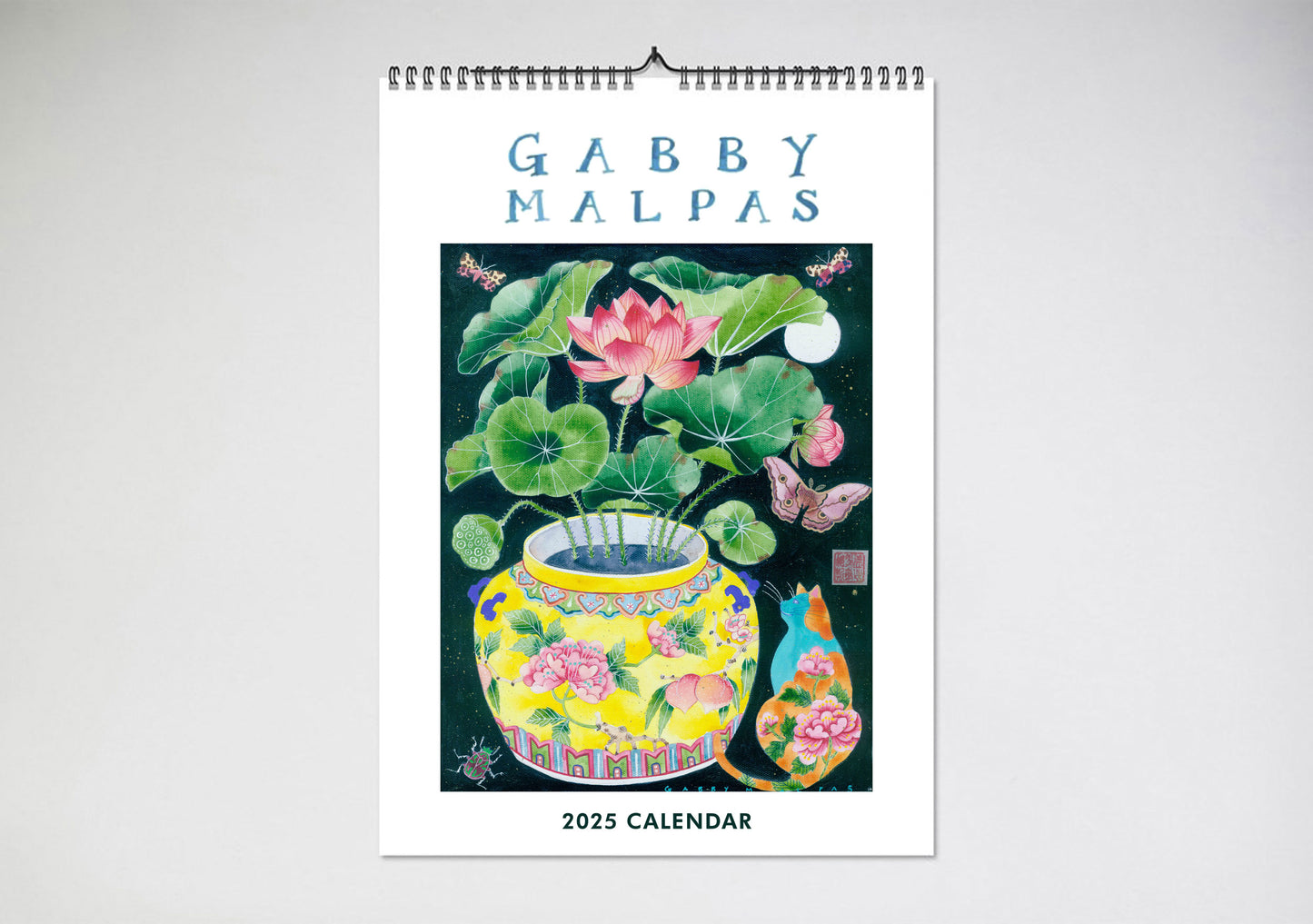 Gabby Malpas 2025 Wall Calendar