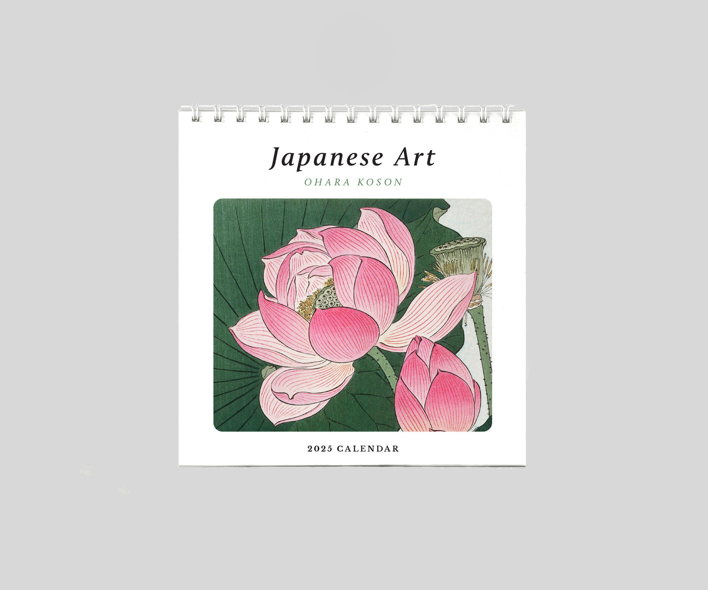 Japanese Art by Ohara Koson 2025 Desk Calendar