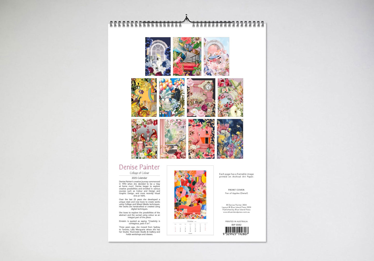 Denise Painter Large Calendar 2025