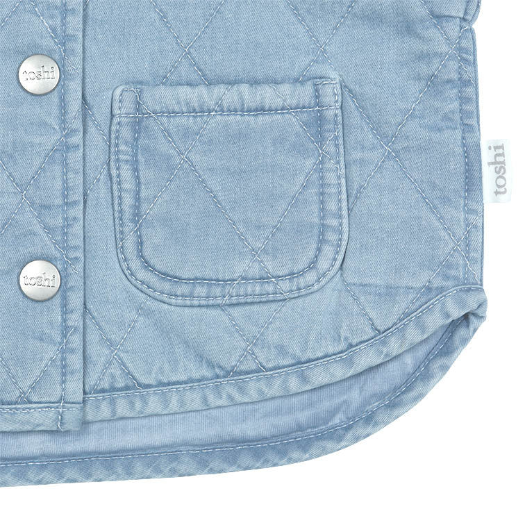 Baby Shacket Denim/Brumby