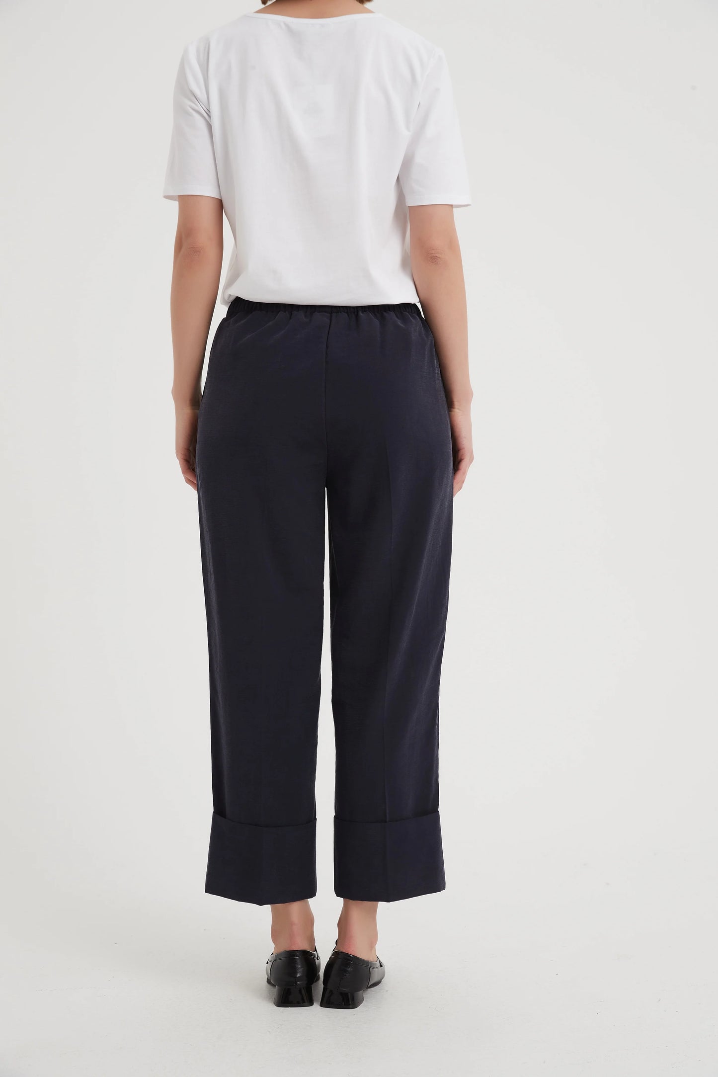 Deep Cuff Pant Navy