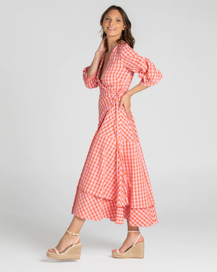 Piper Dress - Red Juno