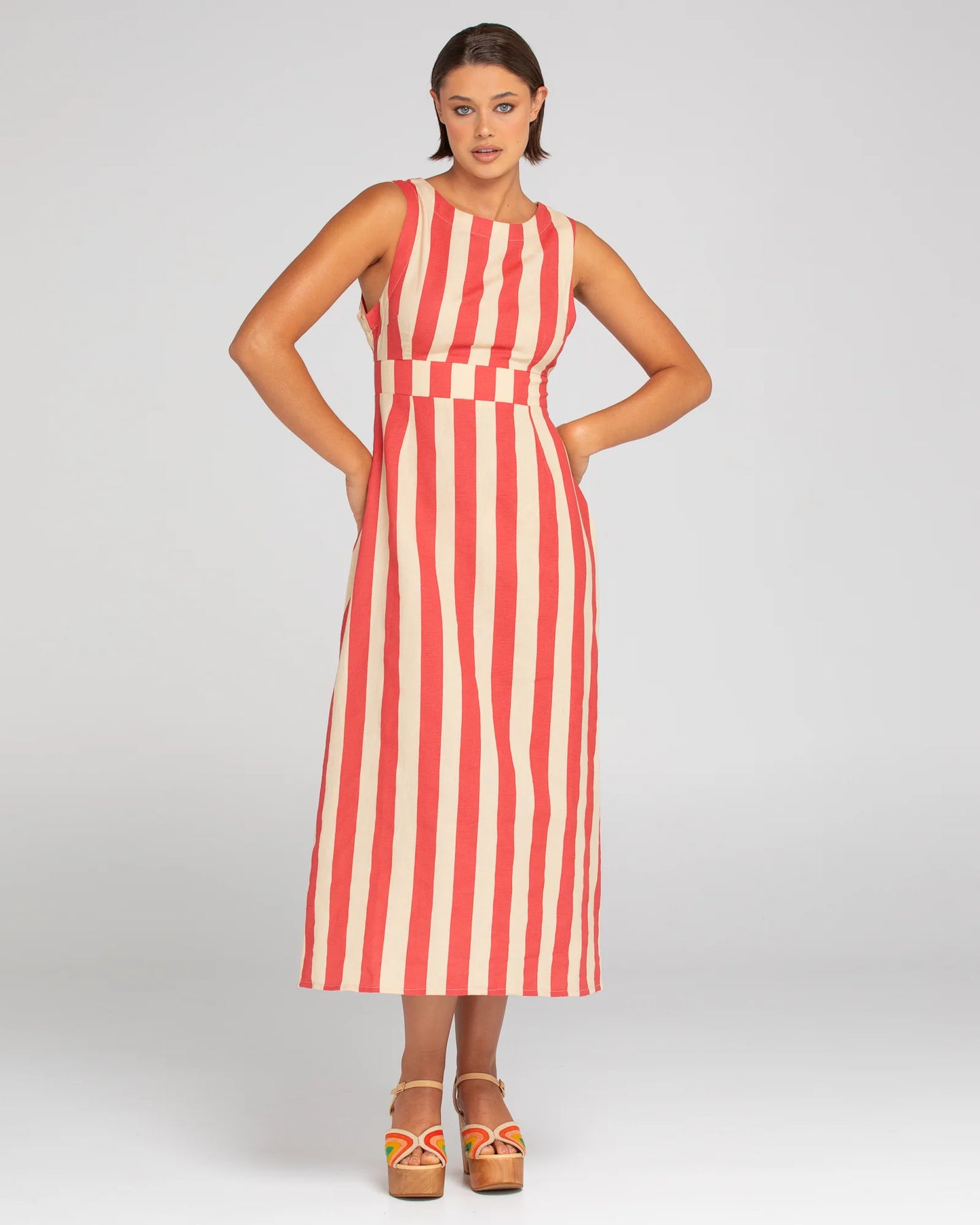 Colada Dress Kaia Stripe