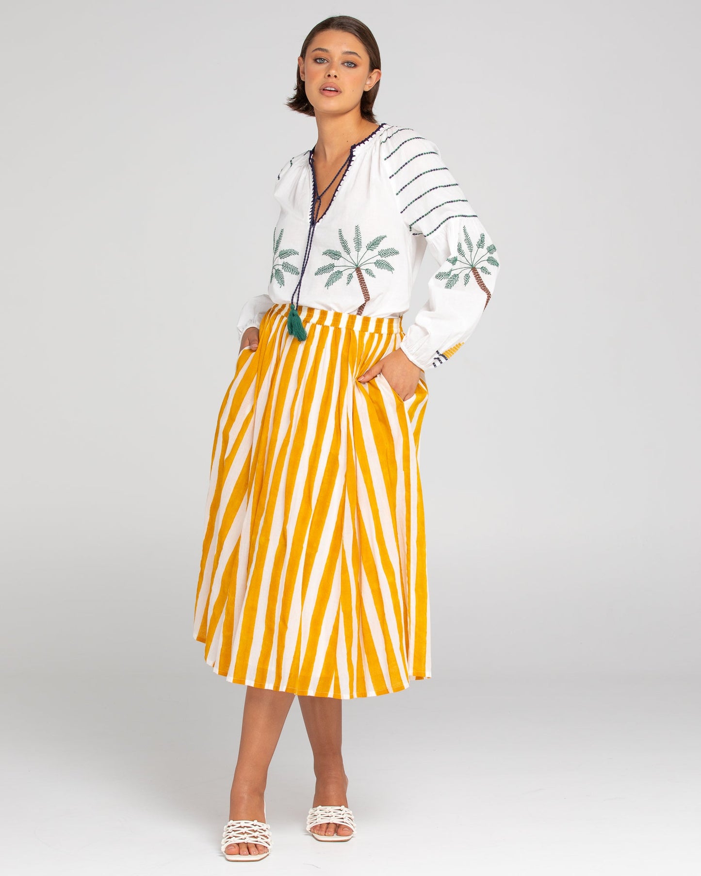 Sami Skirt Tropical Stripe