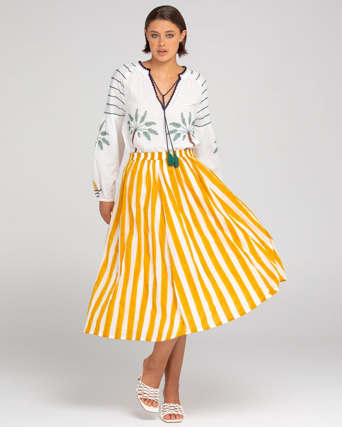 Sami Skirt Tropical Stripe