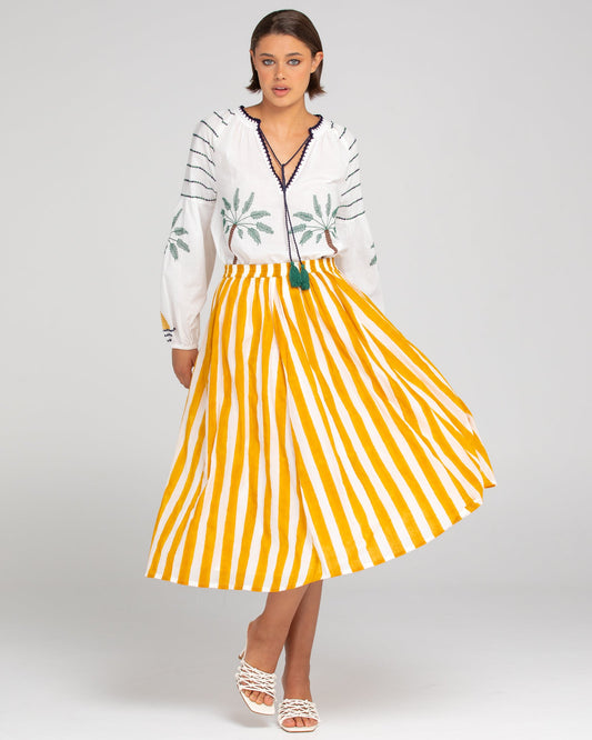 Sami Skirt Tropical Stripe