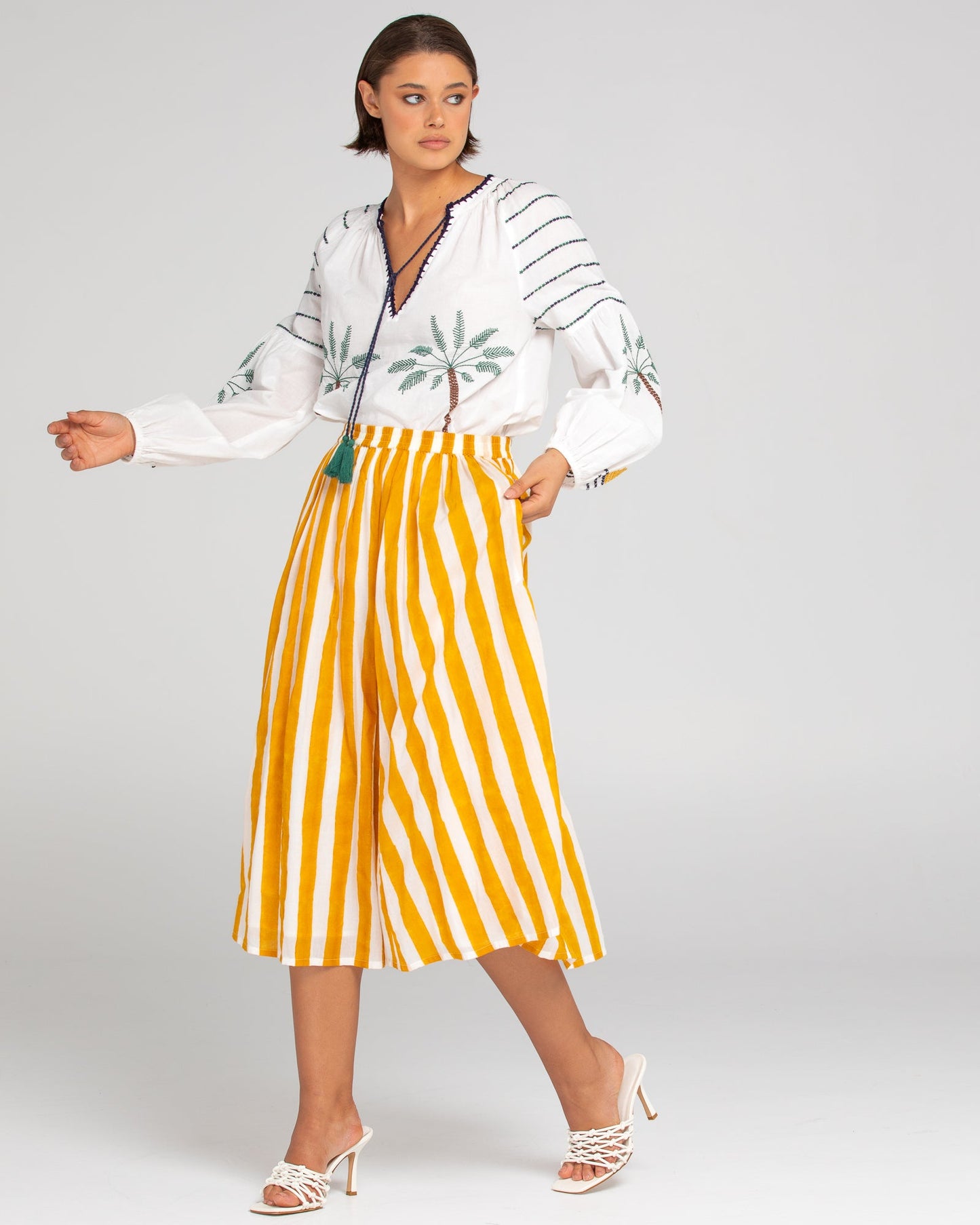 Sami Skirt Tropical Stripe