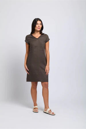 Fringe Festival Dress Khaki