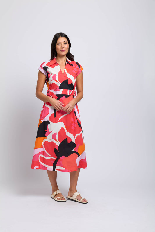 Lush Sew Chic Dress - Printed