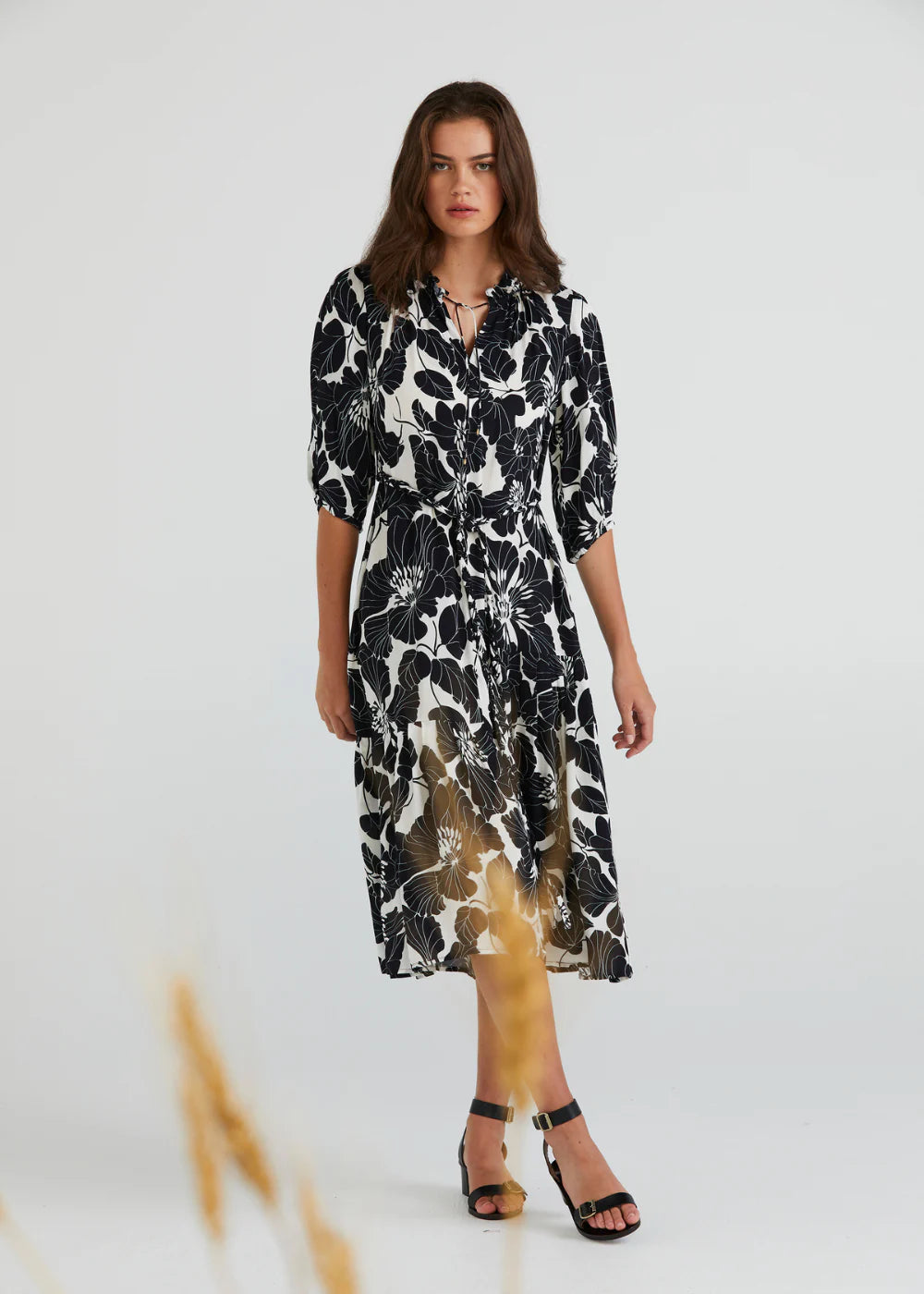 Plaza Dress in Plaza Print