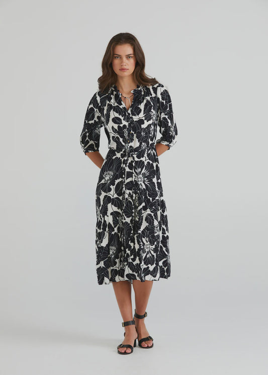 Plaza Dress in Plaza Print