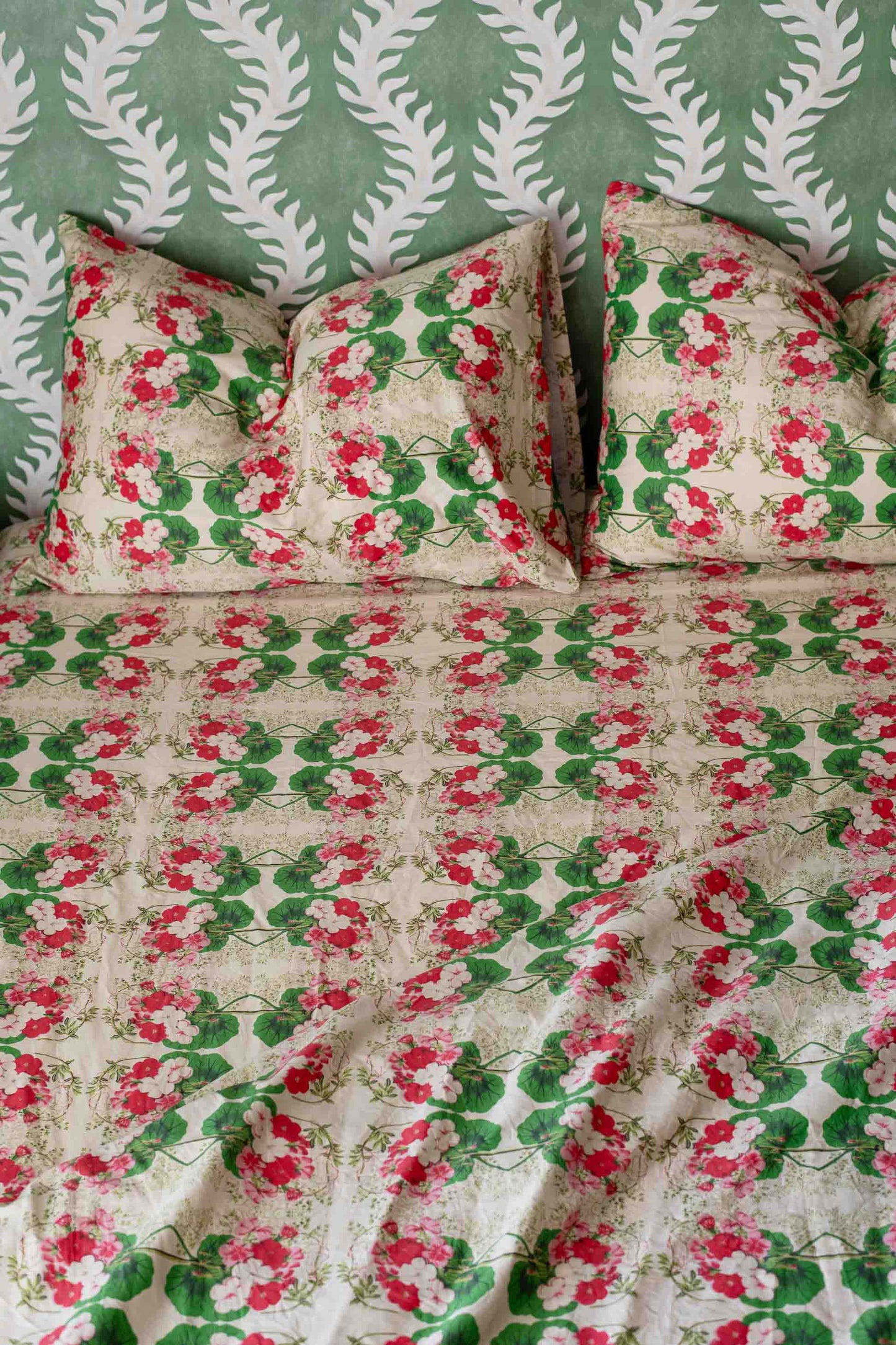 Pelargonium Sheet Set