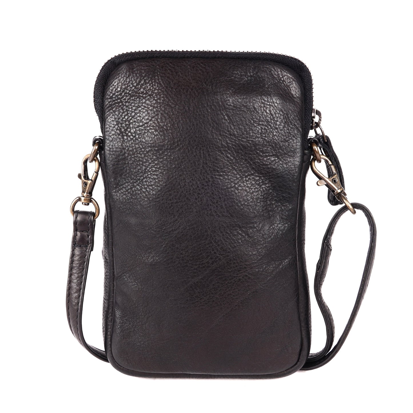 Rosebery Phone Bag with Weave Black