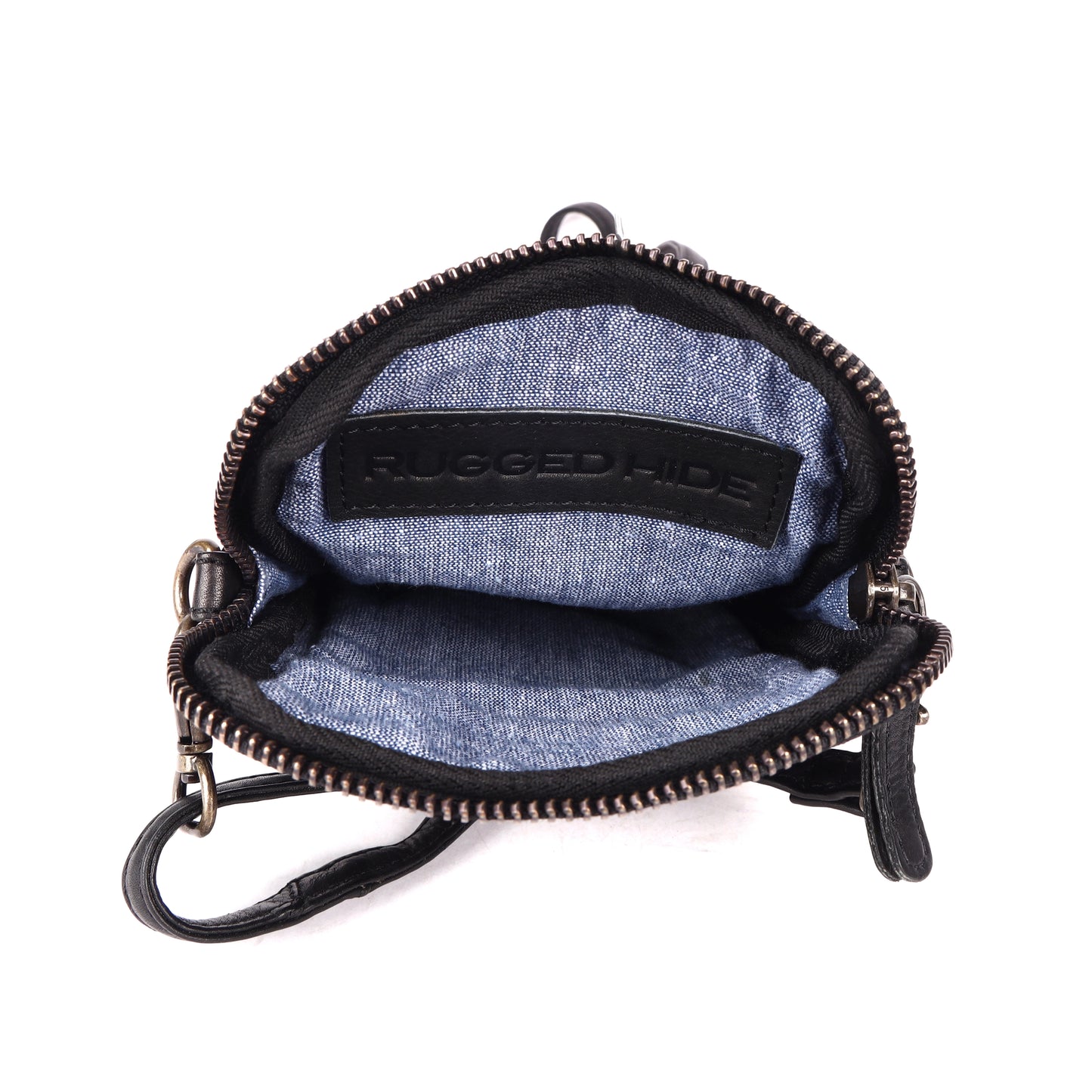 Rosebery Phone Bag with Weave Black