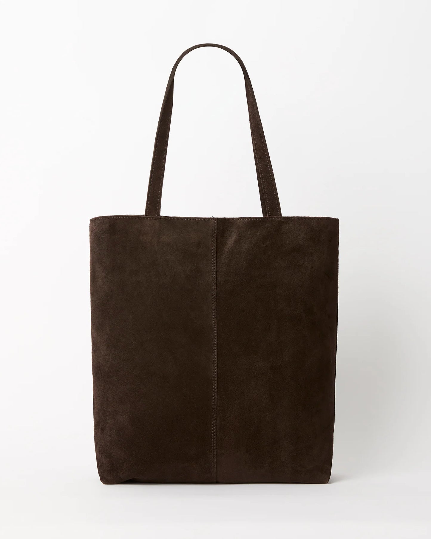 Juju & Co Suede Everyday Tote - Chocolate