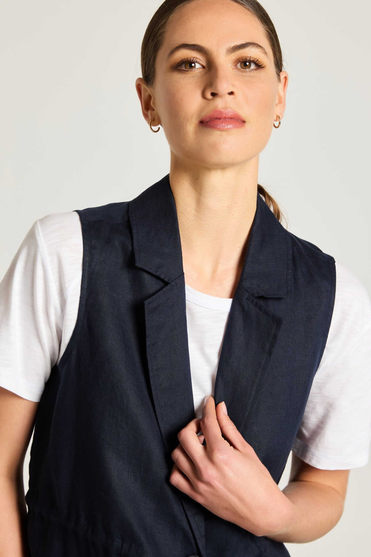 Clover Vest Navy