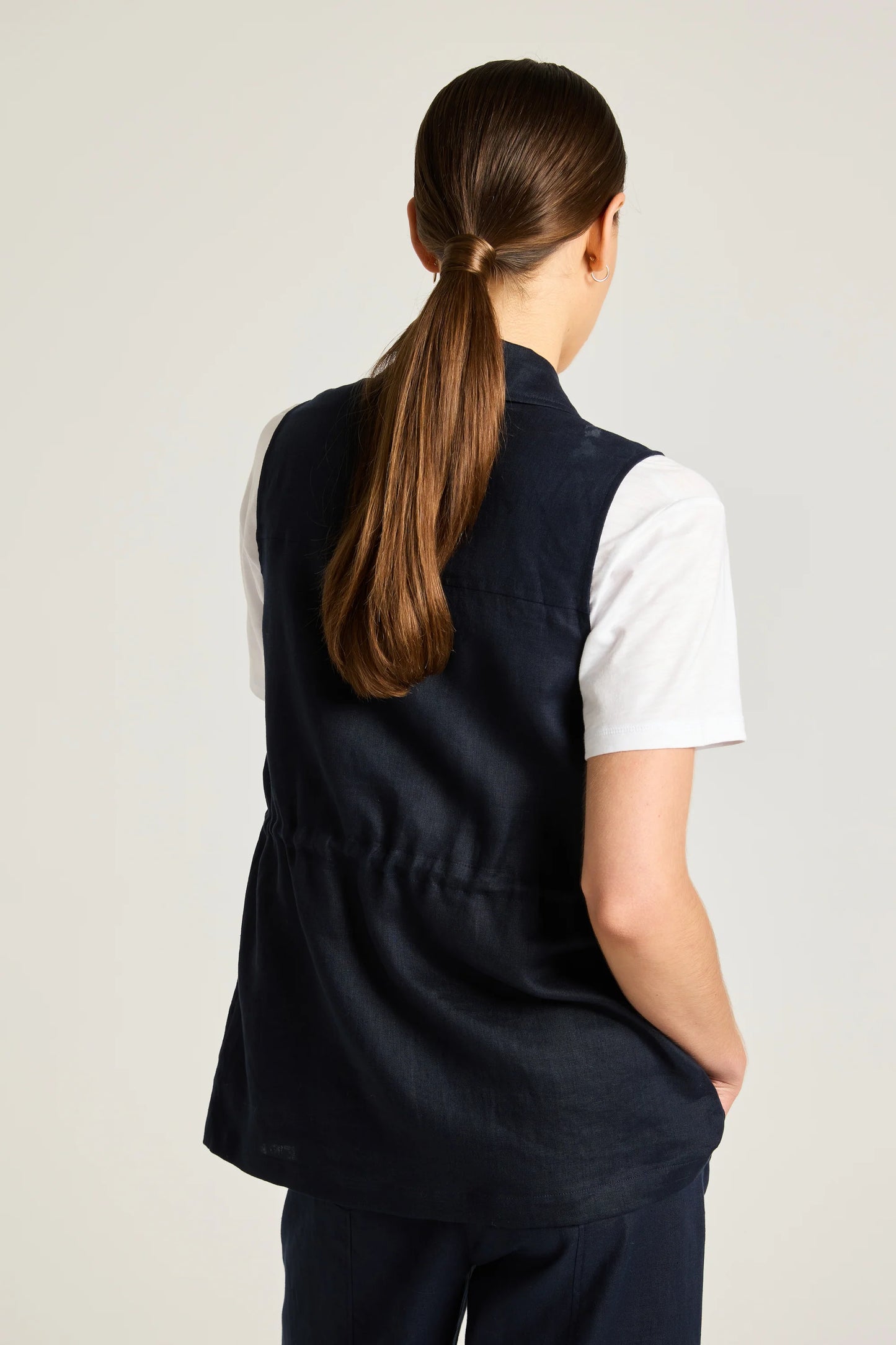 Clover Vest Navy