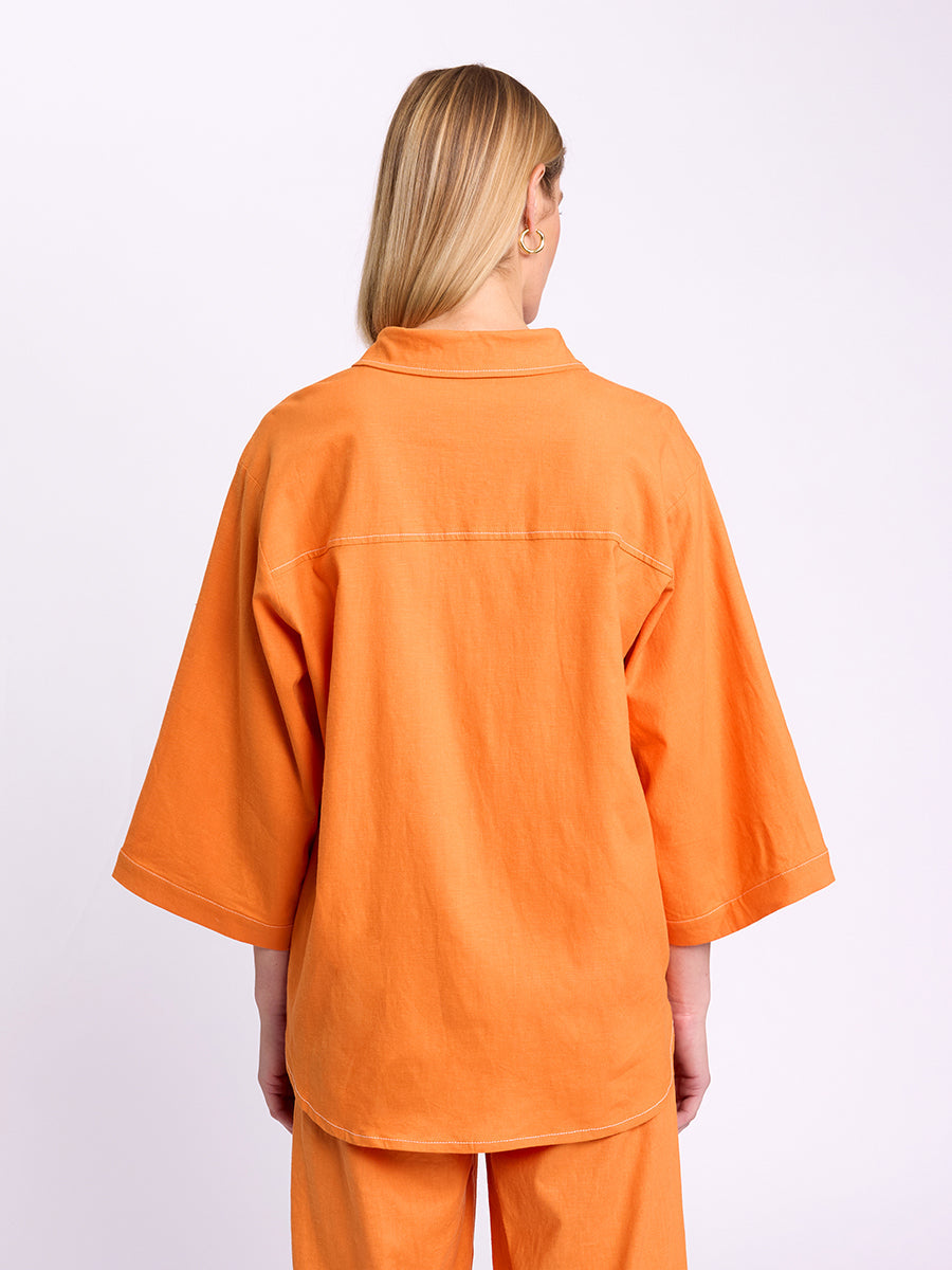 SPLICED POCKET SHIRT AMBERGLOW 2