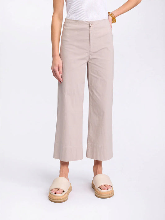 3/4 Wide Leg Pant Natural