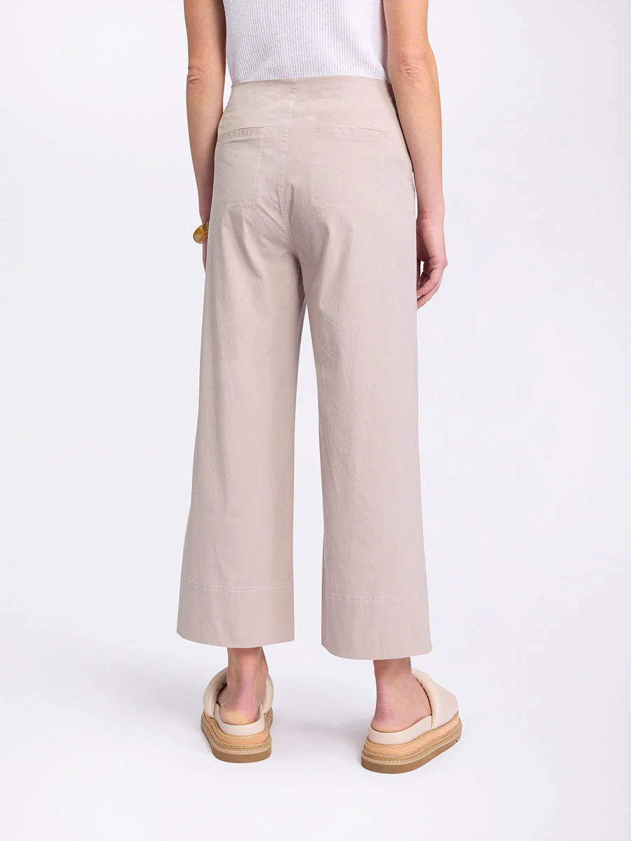 3/4 Wide Leg Pant Natural