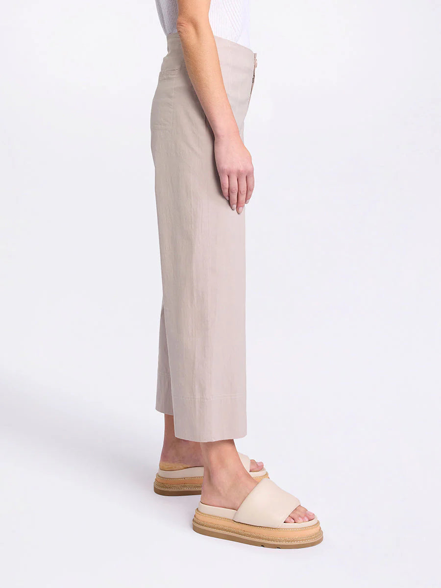 3/4 Wide Leg Pant Natural