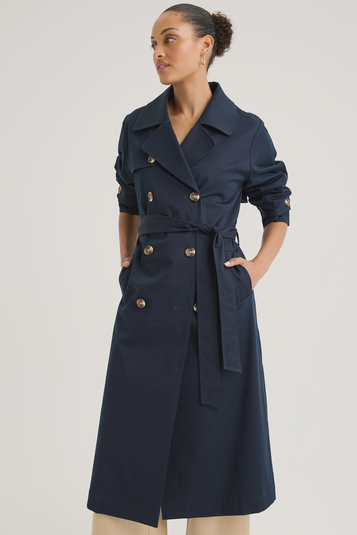 Masonry Trench Navy