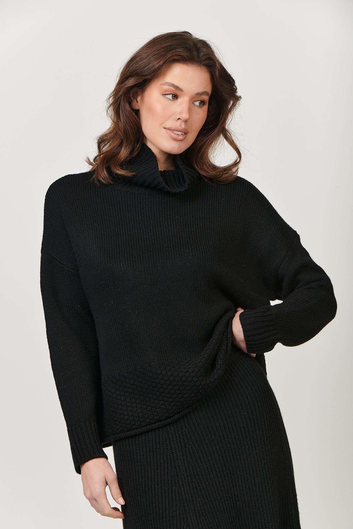 Cashmere Blend Jumper ZO-26 Black