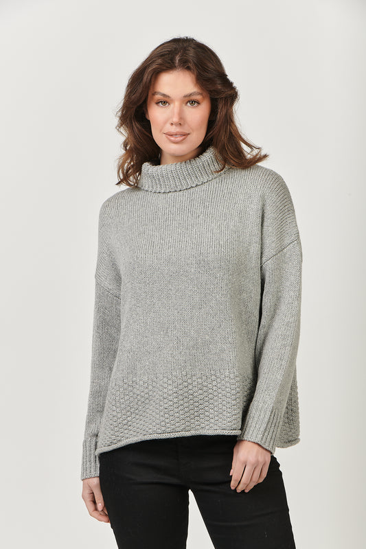 Cashmere Blend Jumper ZO-26 Grey