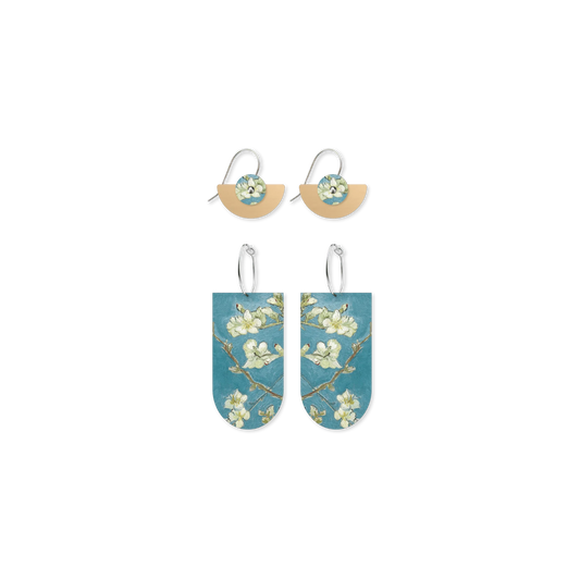 Van Gogh Almond Blossoms Mixer Pack Earrings