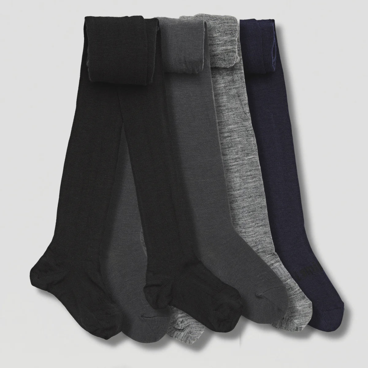 Merino Wool Tights Navy