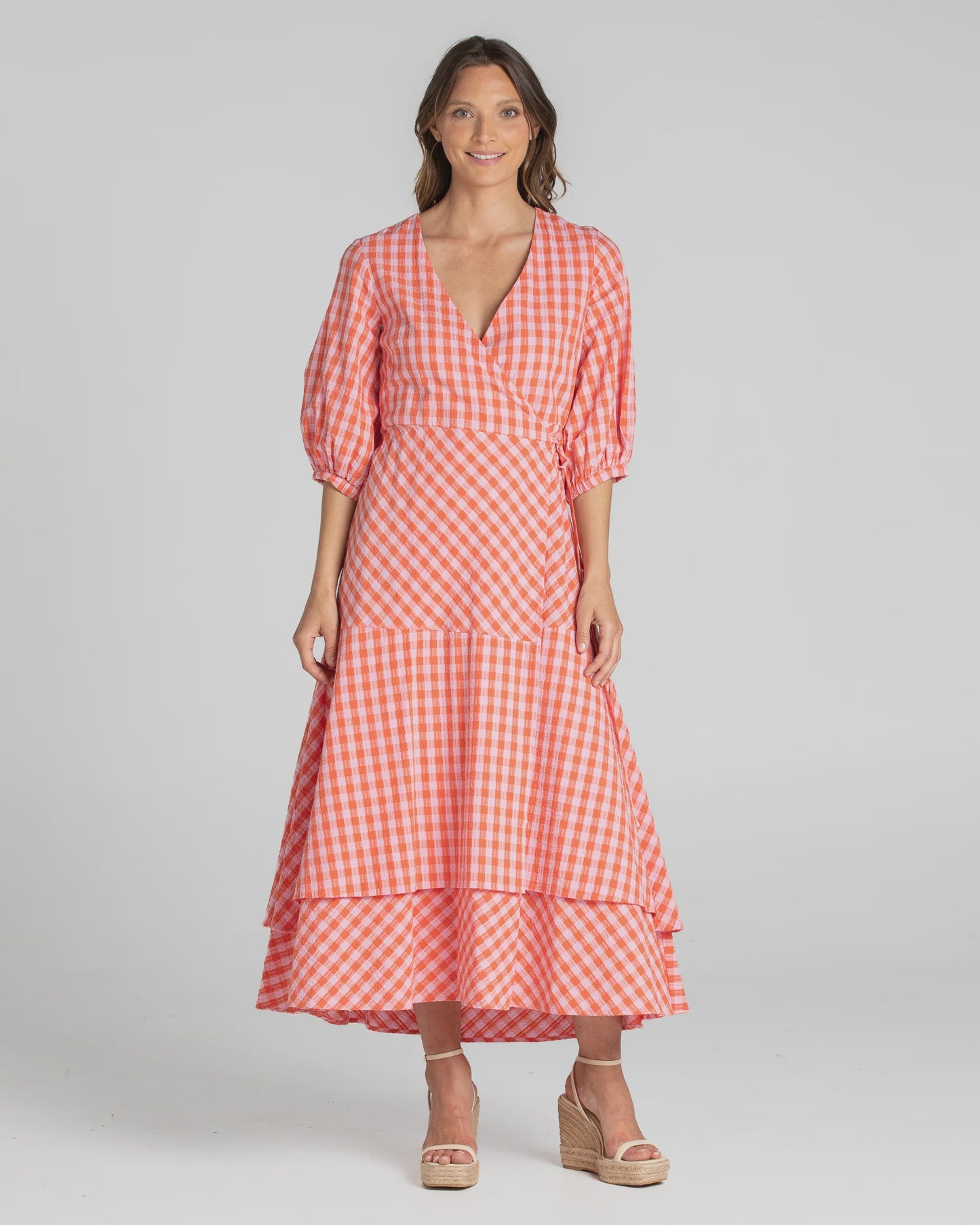 Piper Dress - Red Juno