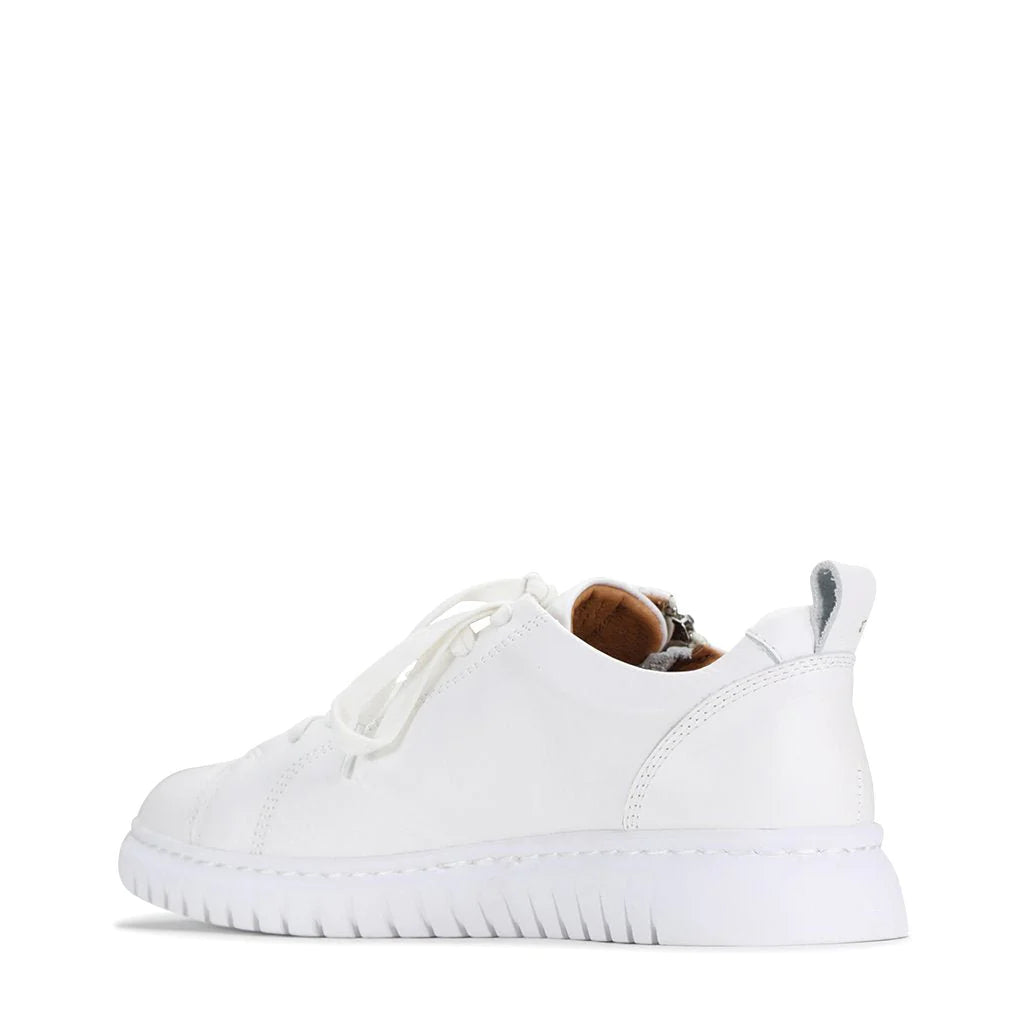 Eos Clarence Women's Sneaker in White Leather